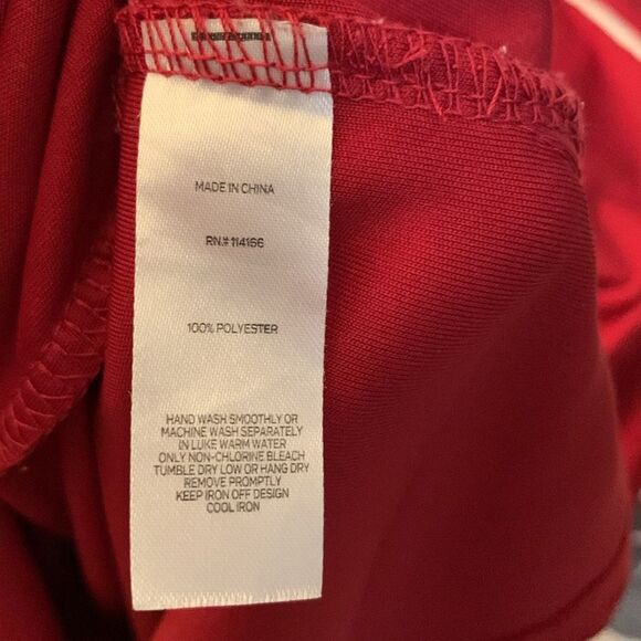 Colosseum Arkansas Razorbacks Red Short Sleeve Polo Size XXL - Picture 5 of 5